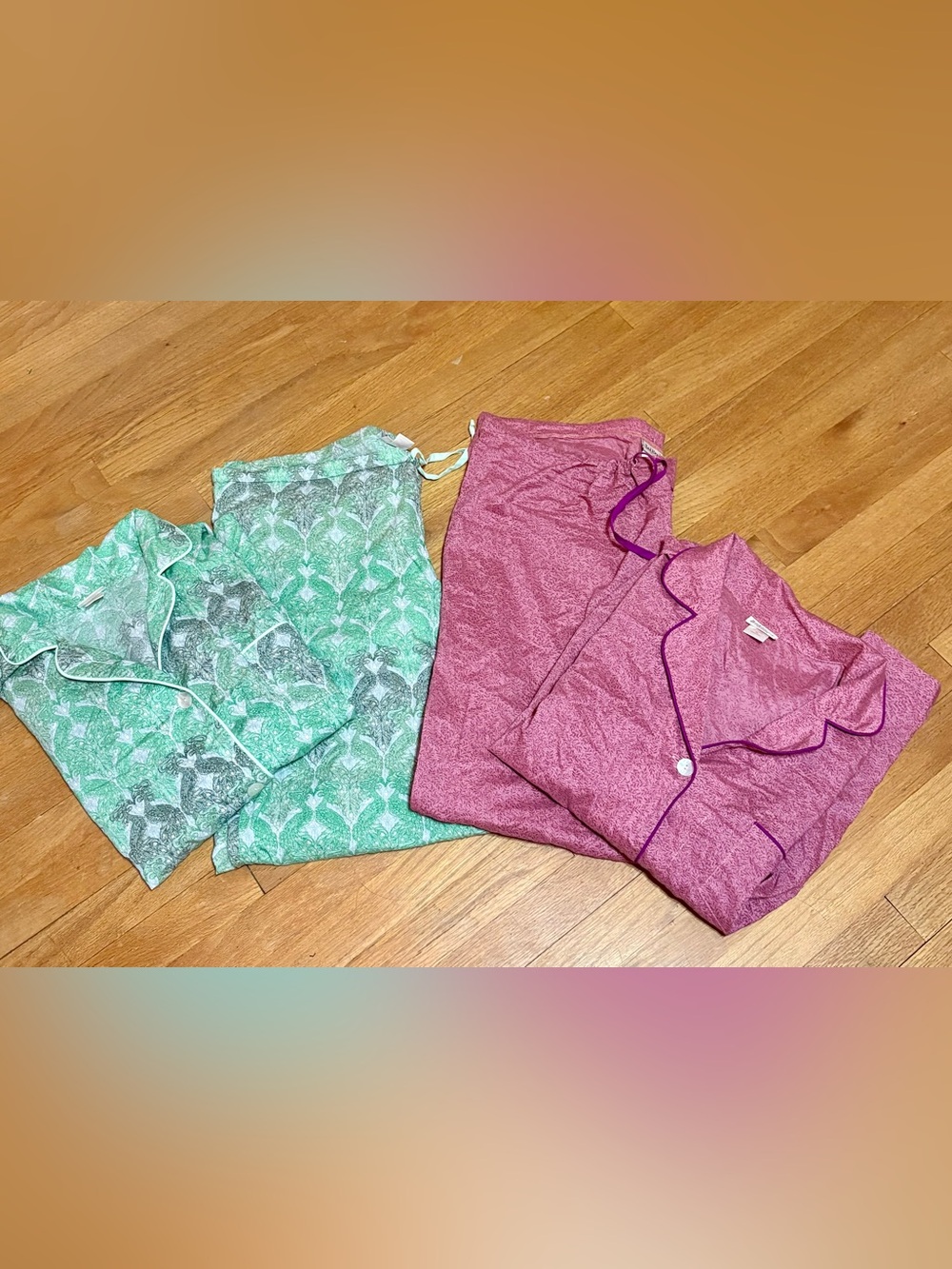 2 Pairs BedHead 100% Fine Cotton Pajama Sets Sz. XL